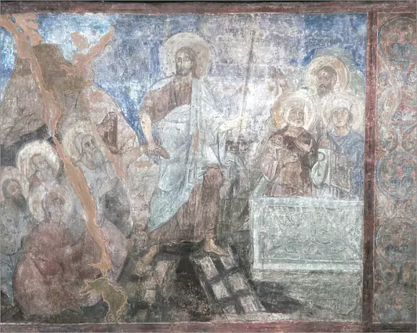 The Descent into Hell. Artist: Ancient Russian frescos