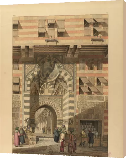 The Sabil-Kuttab of Sultan Qaitbay. Artist: Coste, Pascal-Xavier (1787-1879)