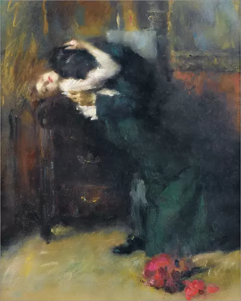 The Kiss. Artist: Alciati, Antonio Ambrogio (1878-1929)