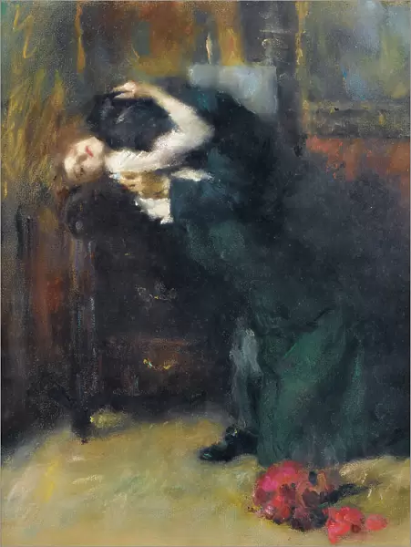 The Kiss. Artist: Alciati, Antonio Ambrogio (1878-1929)