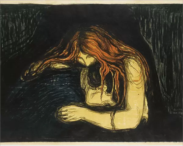 The Vampire II, 1895-1900. Artist: Munch, Edvard (1863-1944)