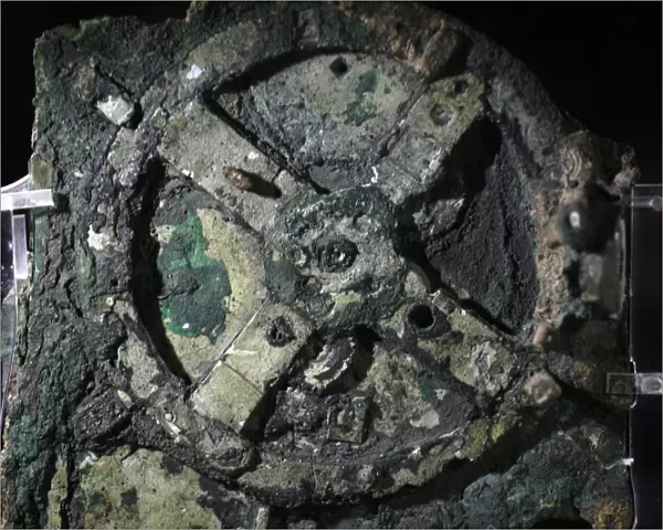 The Antikythera mechanism, 205 BC. Artist: Historic Object