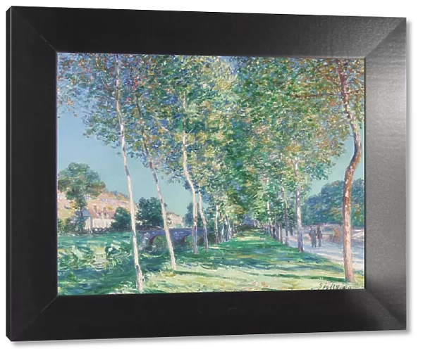 The Lane of Poplars at Moret-sur-Loing, 1890