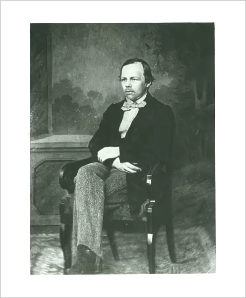 Portrait of the author Fyodor Mikhaylovich Dostoyevsky (1821-1881), 1861