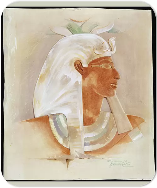 Head of the Ancient Egyptian Queen Makare Hatshepsut, (c early 20th century). Artist