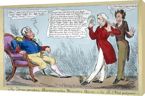 The terror-stricken, horror-smitten ministers advice, or the R[oya]l visit postponed, 1830