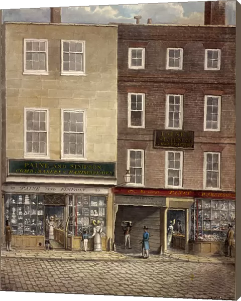 Borough High Street, London, 1830. Artist: G Yates