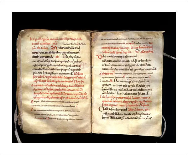 Pontifical from Vic, manuscript on parchment made in the scriptorium of the Cathedral of Vic