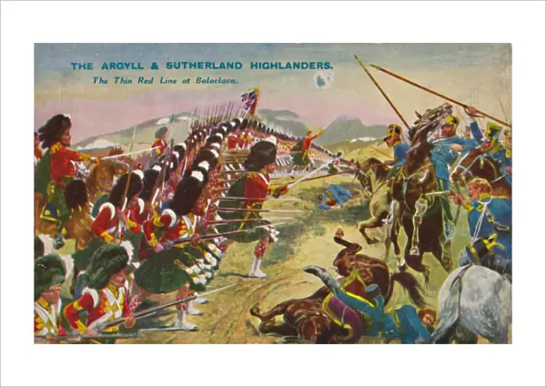 The Argyll & Sutherland Highlanders. The Thin Red Line at Balaclava, 1854, (1939)
