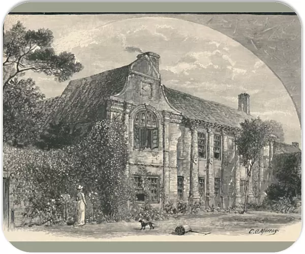 Slyfield House: The Garden Front, Surrey, 1886. Artist: C Murray