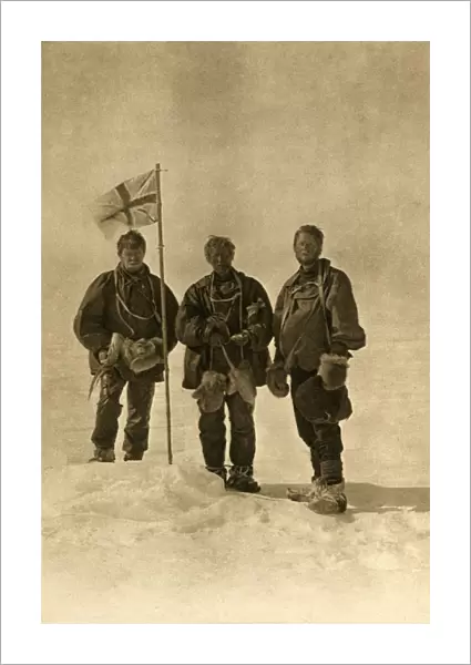 The Northern Party at the South Magnetic Pole, 17 January 1909