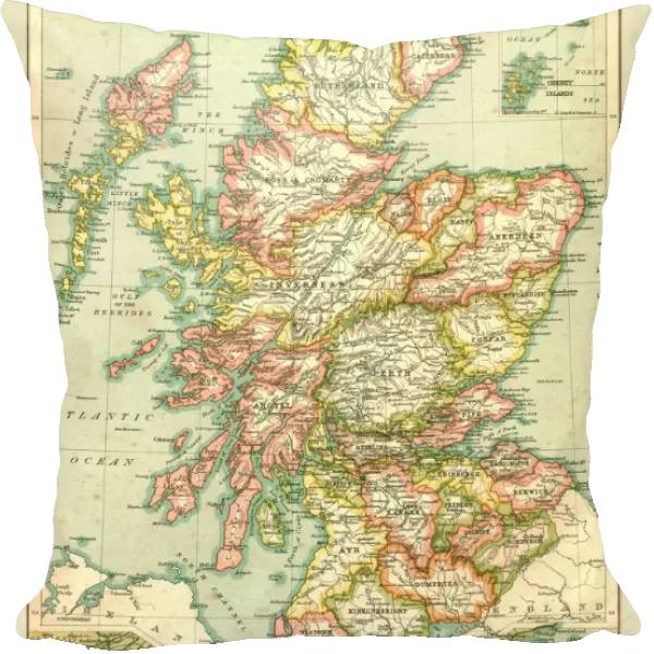 Map of Scotland, 1902. Creator: Unknown