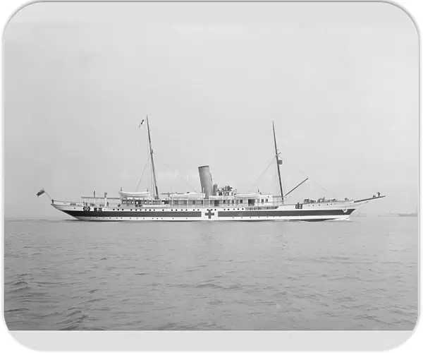 Steam yacht Liberty, 1914. Creator: Kirk & Sons of Cowes