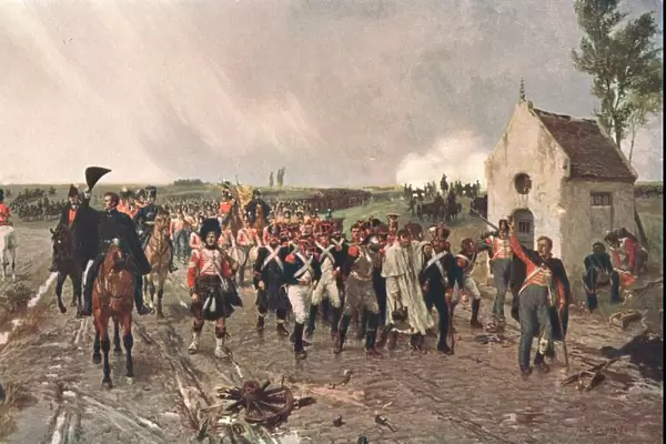 Wellingtons March from Quatre Bras to Waterloo, 1815, (c1878), (c1902). Creator: Unknown