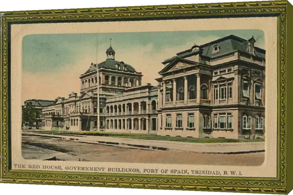 The Red House, Government Buildings, Port of Spain, Trinidad, B. W. I. early 20th century
