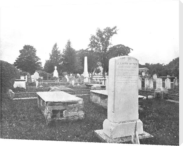 Graves of Jonathan Edwards and Aaron Burr, Princetown, New Jersey, USA, c1900. Creator: Unknown