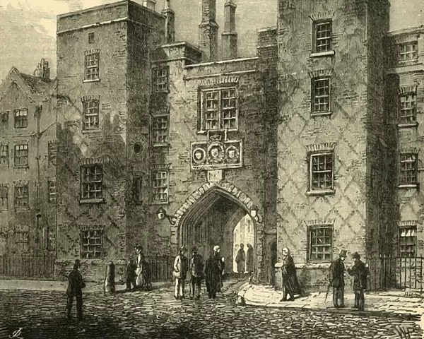Lincolns Inn Gate, Chancery Lane, (1881). Creator: Unknown