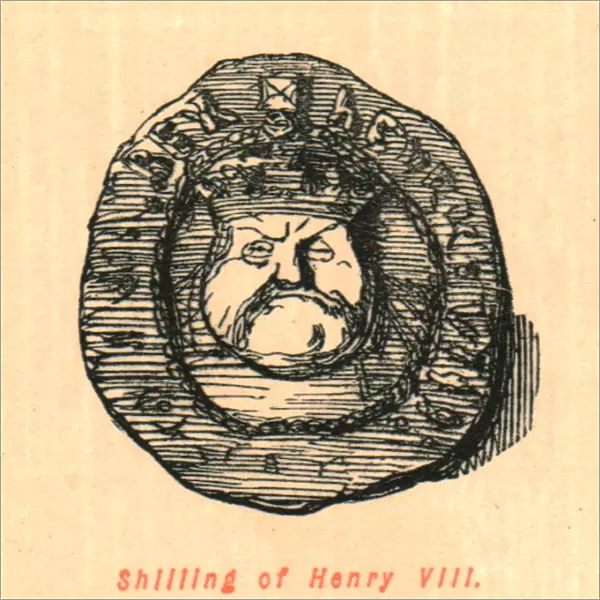 Shilling of Henry VIII, 1897. Creator: John Leech