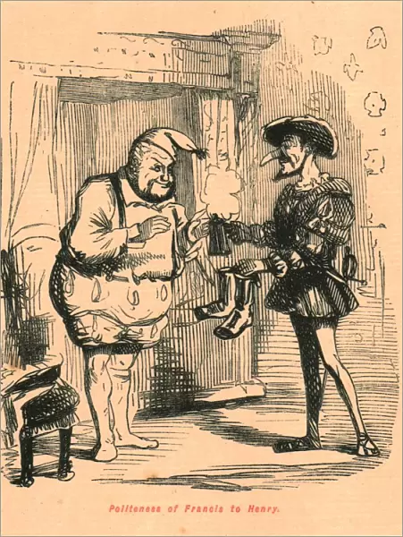Politeness of Francis to Henry, 1897. Creator: John Leech