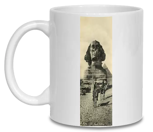 Cairo - The Great Sphinx, c1918-c1939. Creator: Unknown