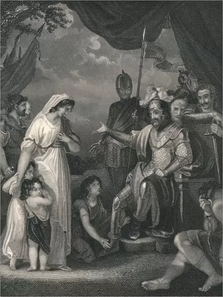 Alfred Liberating the Family of Hastings. Creator: Singleton