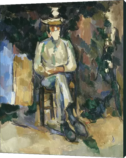 Le Jardinier Vallier, ca 1904-1906. Creator: Cezanne, Paul (1839-1906)