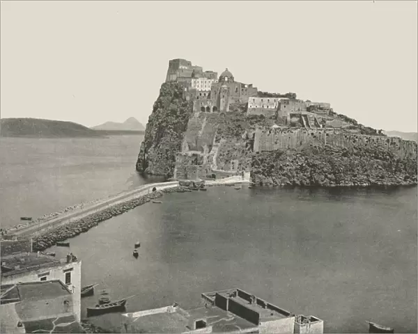 Aragonese Castle, Ischia, Italy, 1895. Creator: W &s Ltd