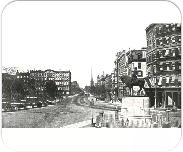 Union Square, New York, USA, 1895. Creator: Unknown