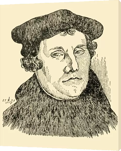Martin Luther, 1529, (c1930). Creator: Unknown