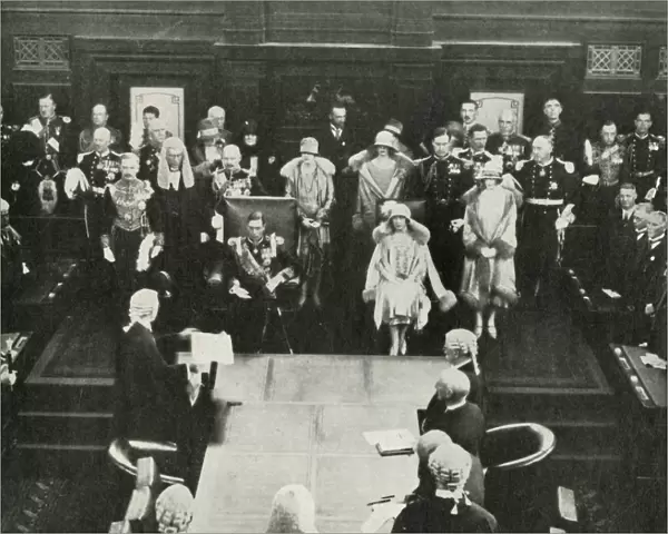 Canberra, Australia. Their Majesties Opening the First Federal Parliament, May 9th, 1927, 1937