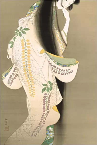 Flame (Princess Rokujo), 1818. Artist: Shoen, Uemura (1875-1949)