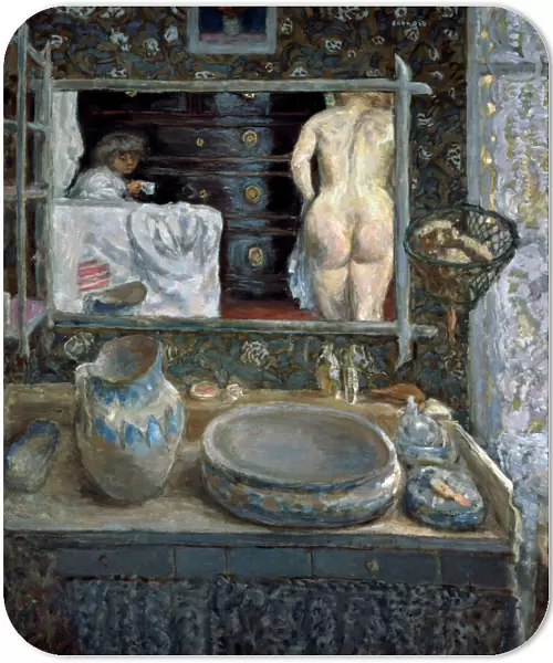 Mirror above a Washstand, 1908. Artist: Pierre Bonnard