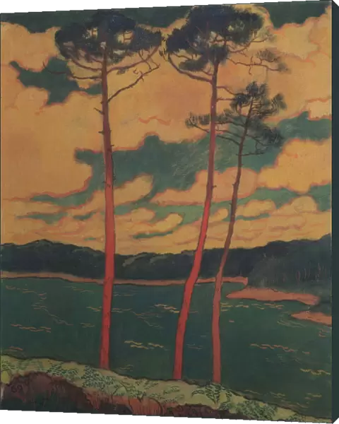 Les Pins rouges, 1888. Creator: Lacombe, Georges (1868-1916)