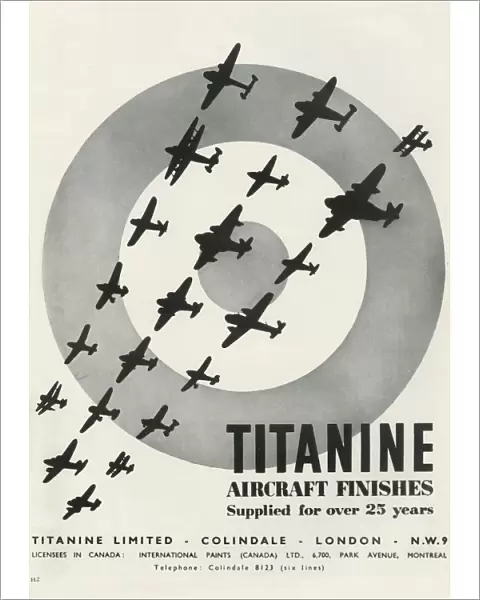 Titanine Aircraft Finishes, 1941. Creator: Unknown