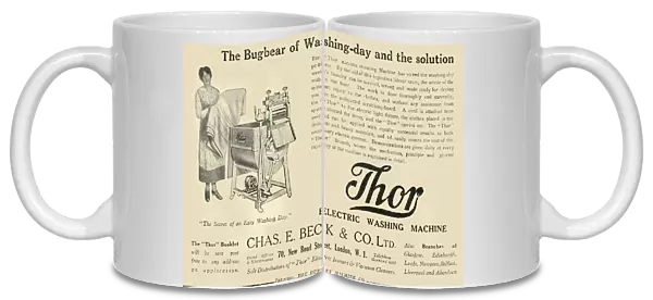 Thor: Electric Washing Machine - Chas E. Beck & Co. Ltd, 1920. Creator: Unknown