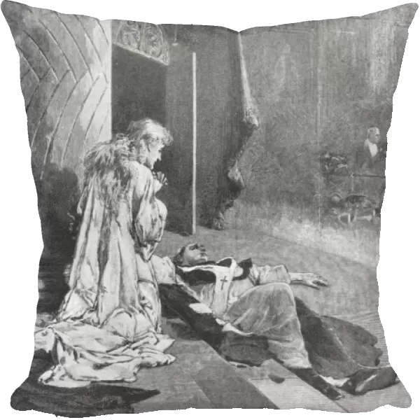Henry Irving and Ellen Terry in Tennysons Becket at Windsor Castle, 1893, (1901)
