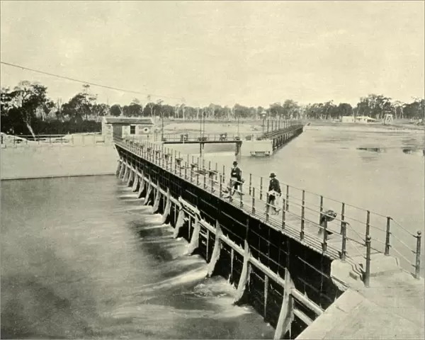 Goulburn Weir, Wahring, 1901. Creator: Unknown