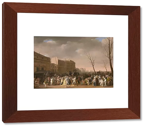 Carnival scene, 1832. Creator: Boilly, Louis-Leopold (1761-1845)