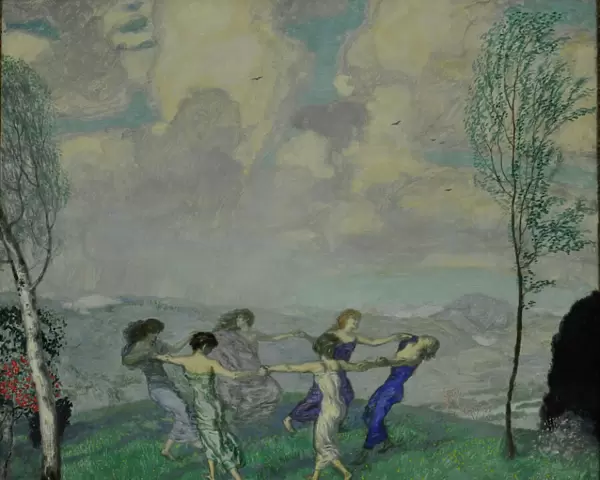 Circle Dance, 1910. Creator: Stuck, Franz, Ritter von (1863-1928)