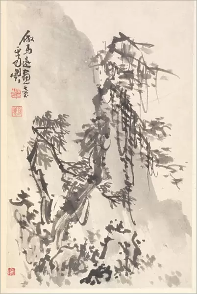 Landscape in the Manner of Ma Yuan, 1788. Creator: Min Zhen (Chinese, 1730-after 1788)