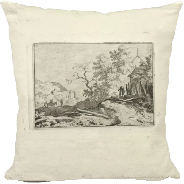 The Hut with the Rustic Fence. Creator: Allart van Everdingen (Dutch, 1621-1675)