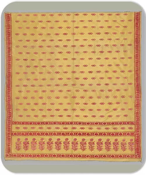 Part of a Sari, 1800s - early 1900s. Creator: Unknown