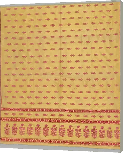 Part of a Sari, 1800s - early 1900s. Creator: Unknown