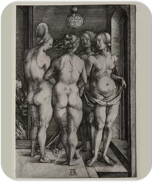 The Four Witches (Four Naked Women), 1497. Creator: Albrecht Dürer (German, 1471-1528)