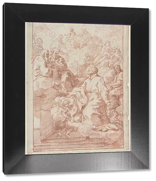 Vision of St. Philip Neri, c. 1673-75. Creator: Carlo Maratti (Italian, 1625-1713)