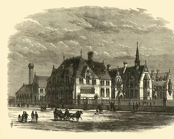 Owens College, 1898. Creator: Unknown