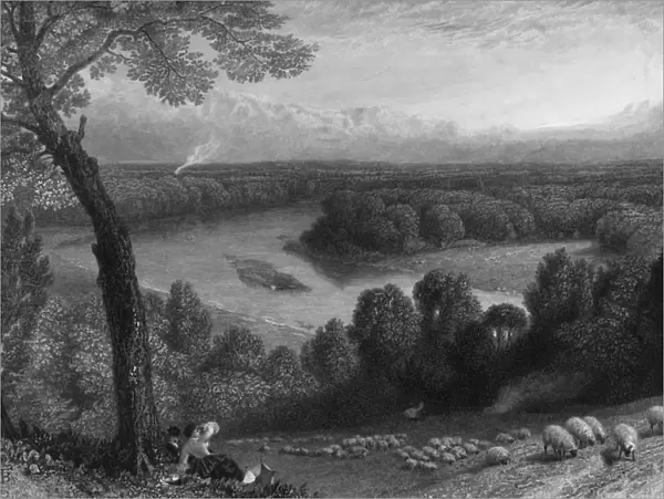 The Thames from Richmond Hill, c1870