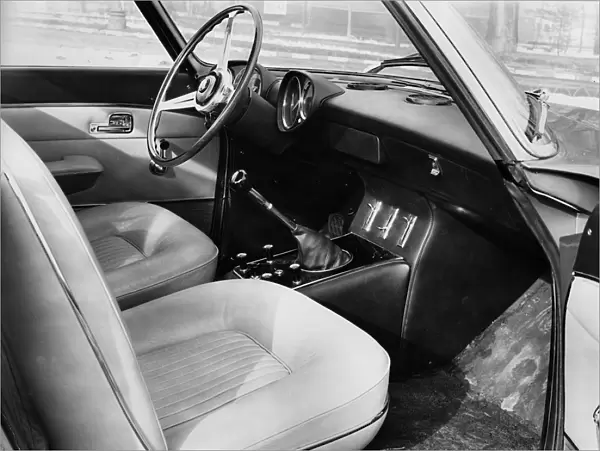 1963 Alfa Romeo 2600 Coupe Speciale interior by Pininfarina. Creator: Unknown
