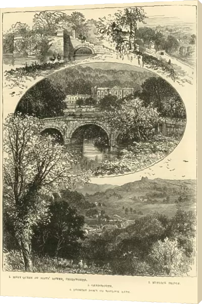 Views in Chatsworth and Matlock, 1898. Creator: Unknown