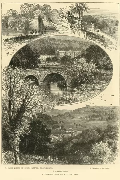 Views in Chatsworth and Matlock, 1898. Creator: Unknown